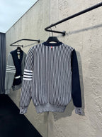 4-Bar Striped Cardigan - Men's