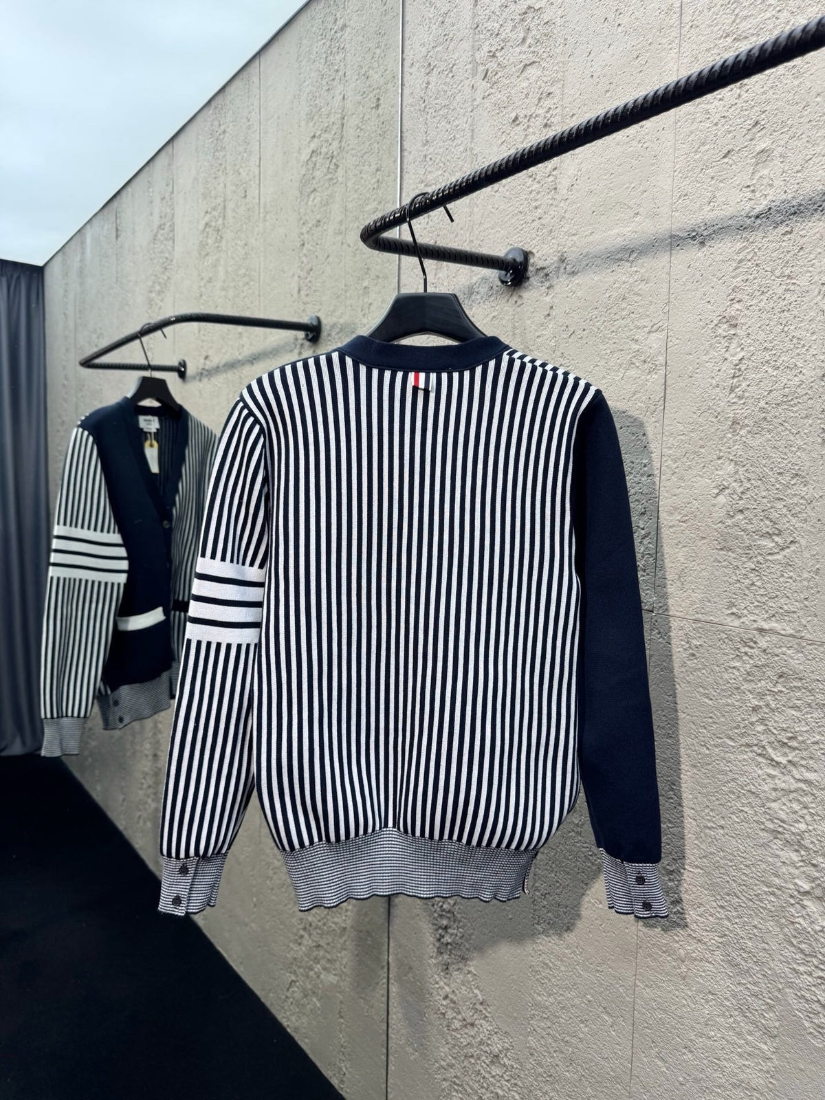 4-Bar Striped Cardigan - Men's