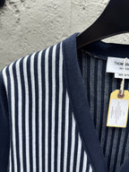 4-Bar Striped Cardigan - Men's