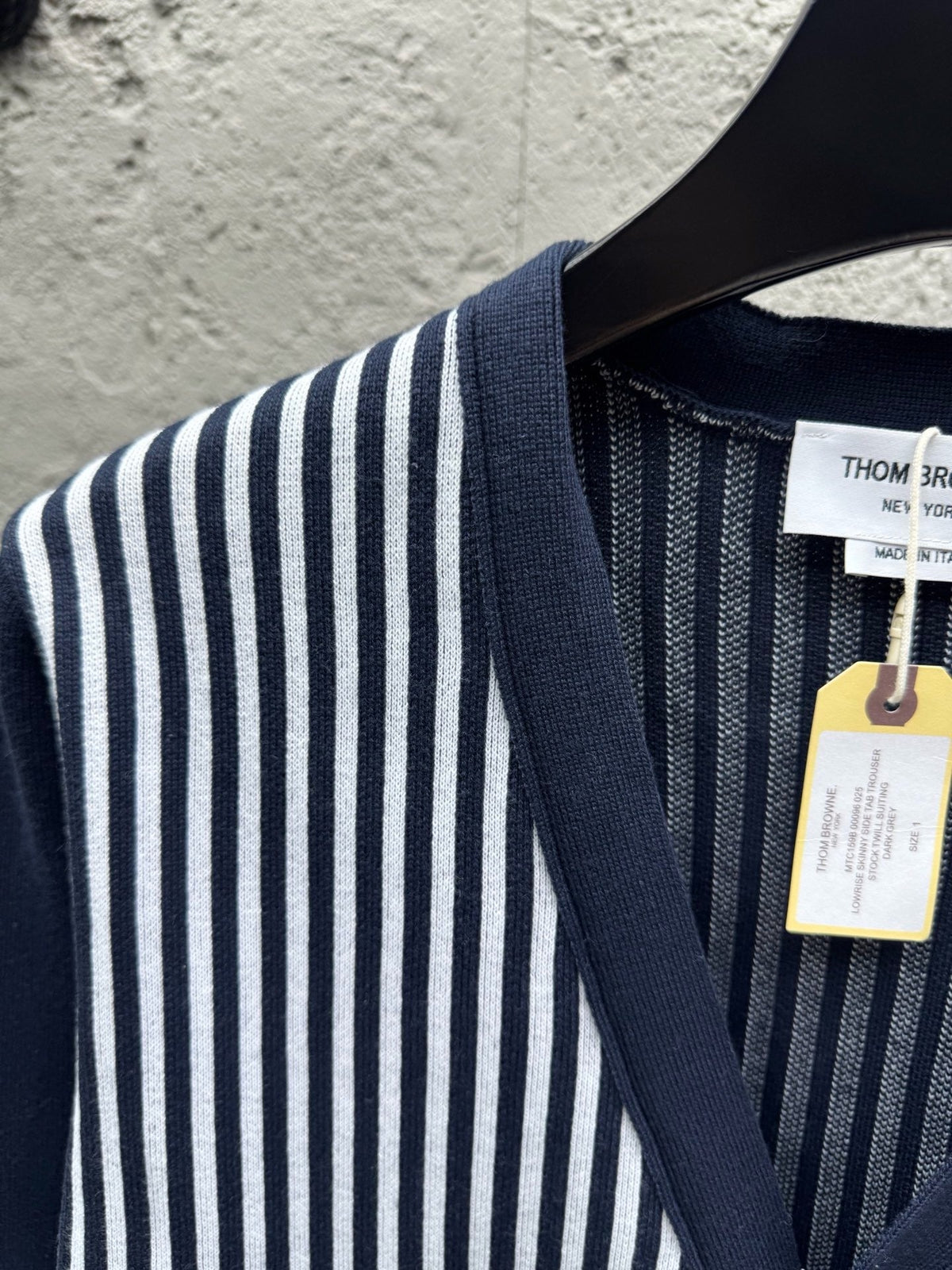 4-Bar Striped Cardigan - Men's