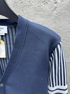 4-Bar Striped Cardigan - Men's