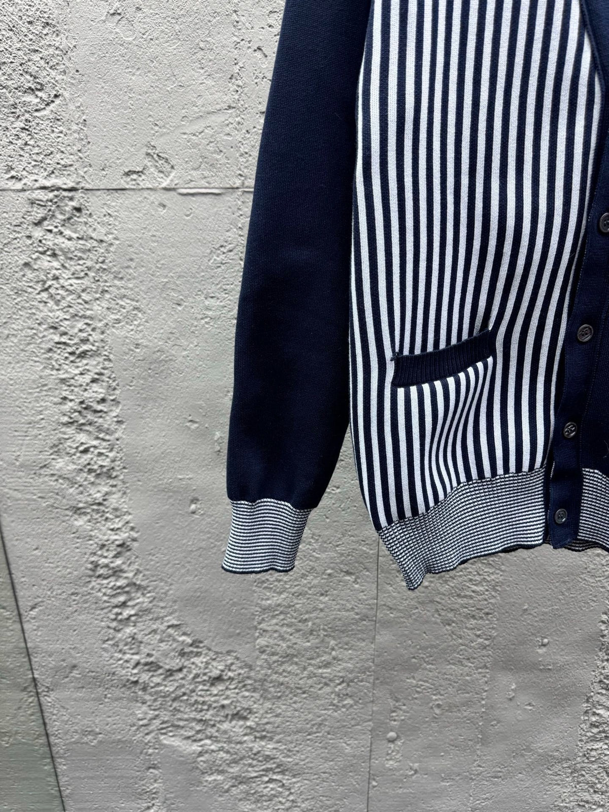 4-Bar Striped Cardigan - Men's