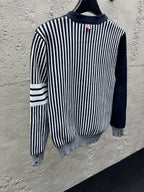 4-Bar Striped Cardigan - Men's