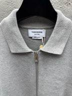 4-Bar Zip Cardigan Navy - Men's