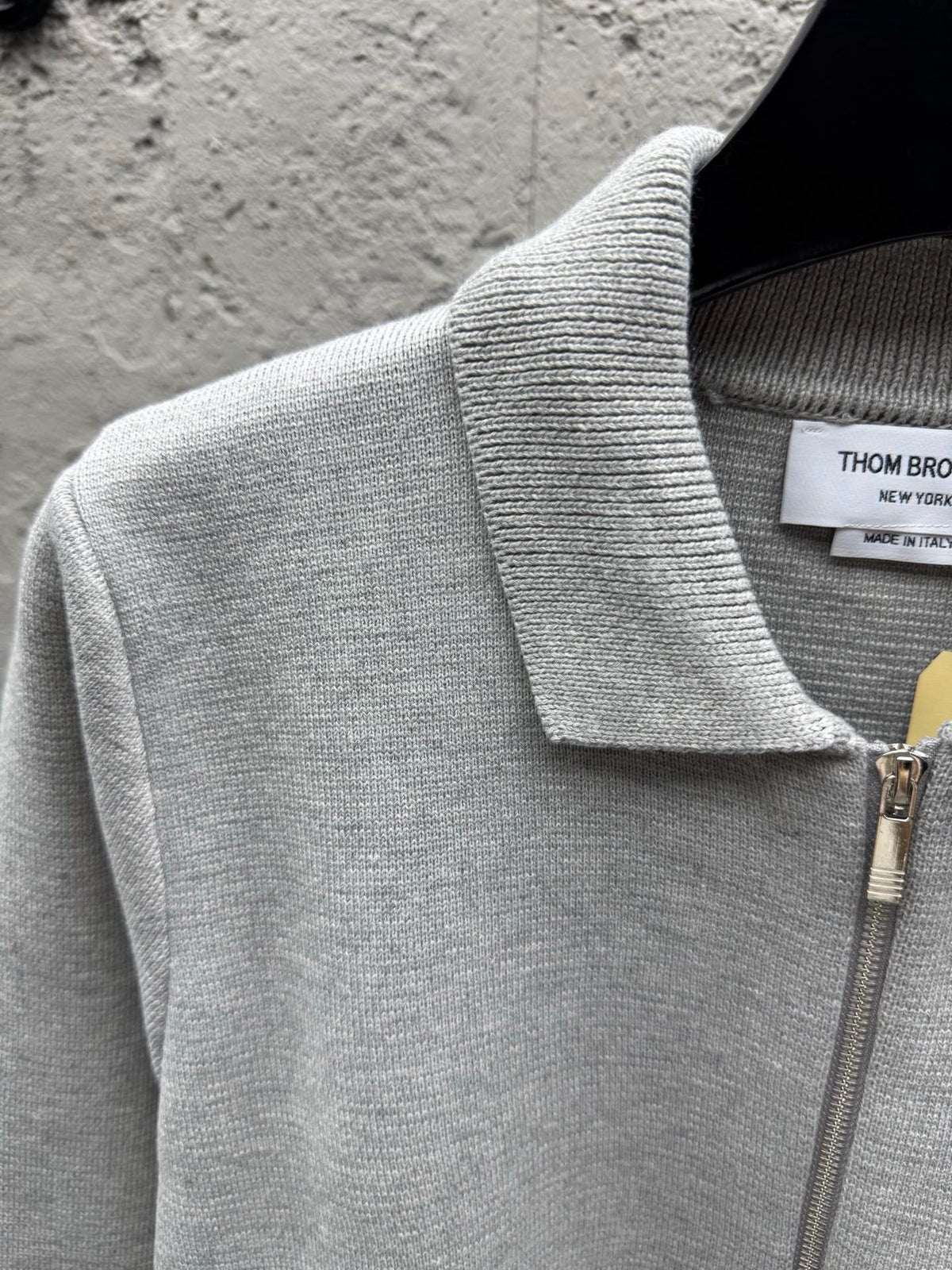 4-Bar Zip Cardigan Navy - Men's