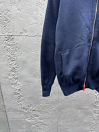 4-Bar Zip Cardigan Navy - Men's