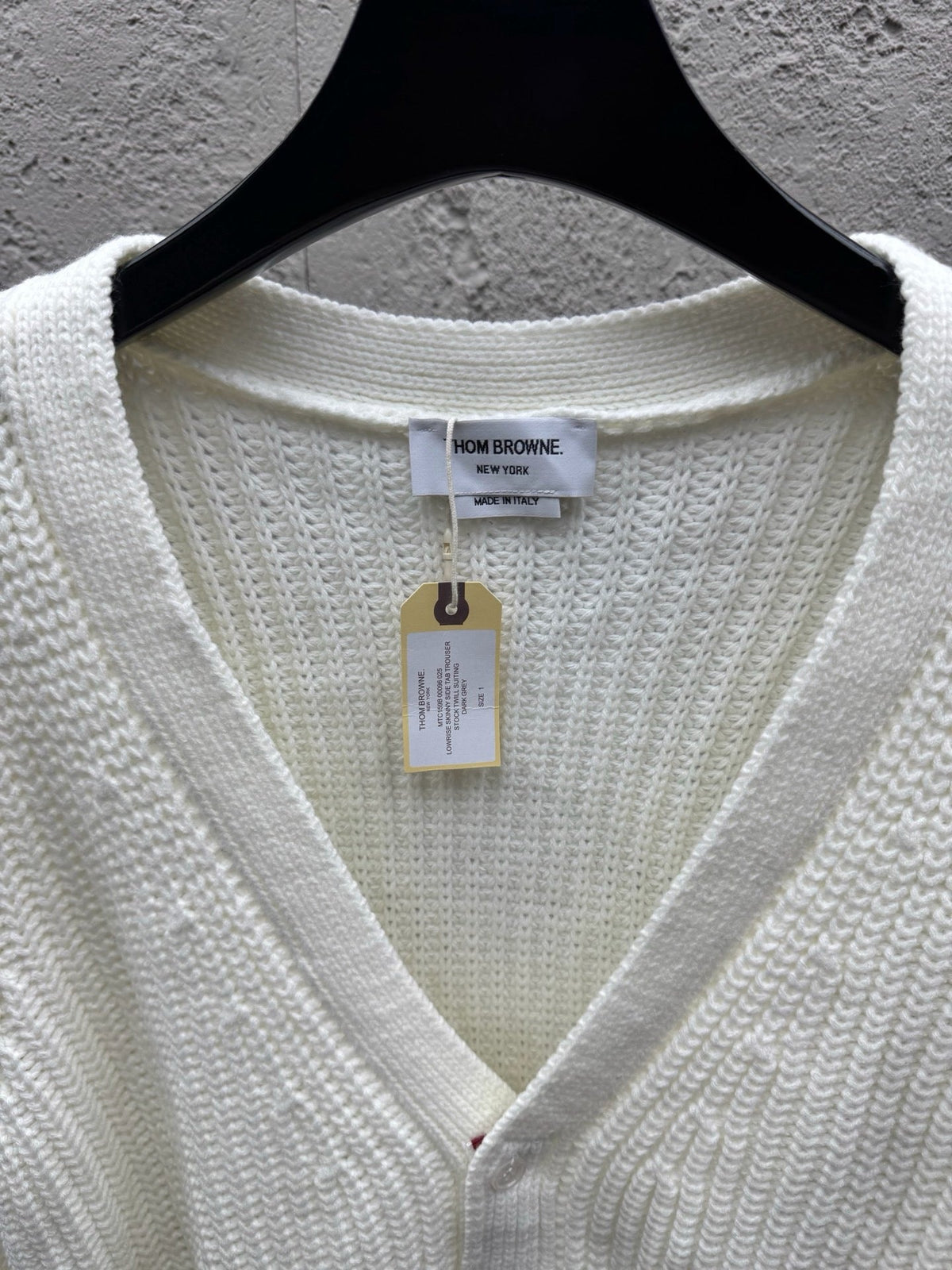 4-Bar Chunky Cardigan Grey - Men's