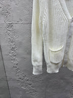 4-Bar Chunky Cardigan Grey - Men's