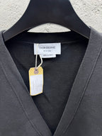 4-Bar Cardigan Charcoal - Men's
