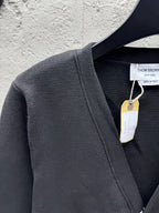 4-Bar Cardigan Charcoal - Men's