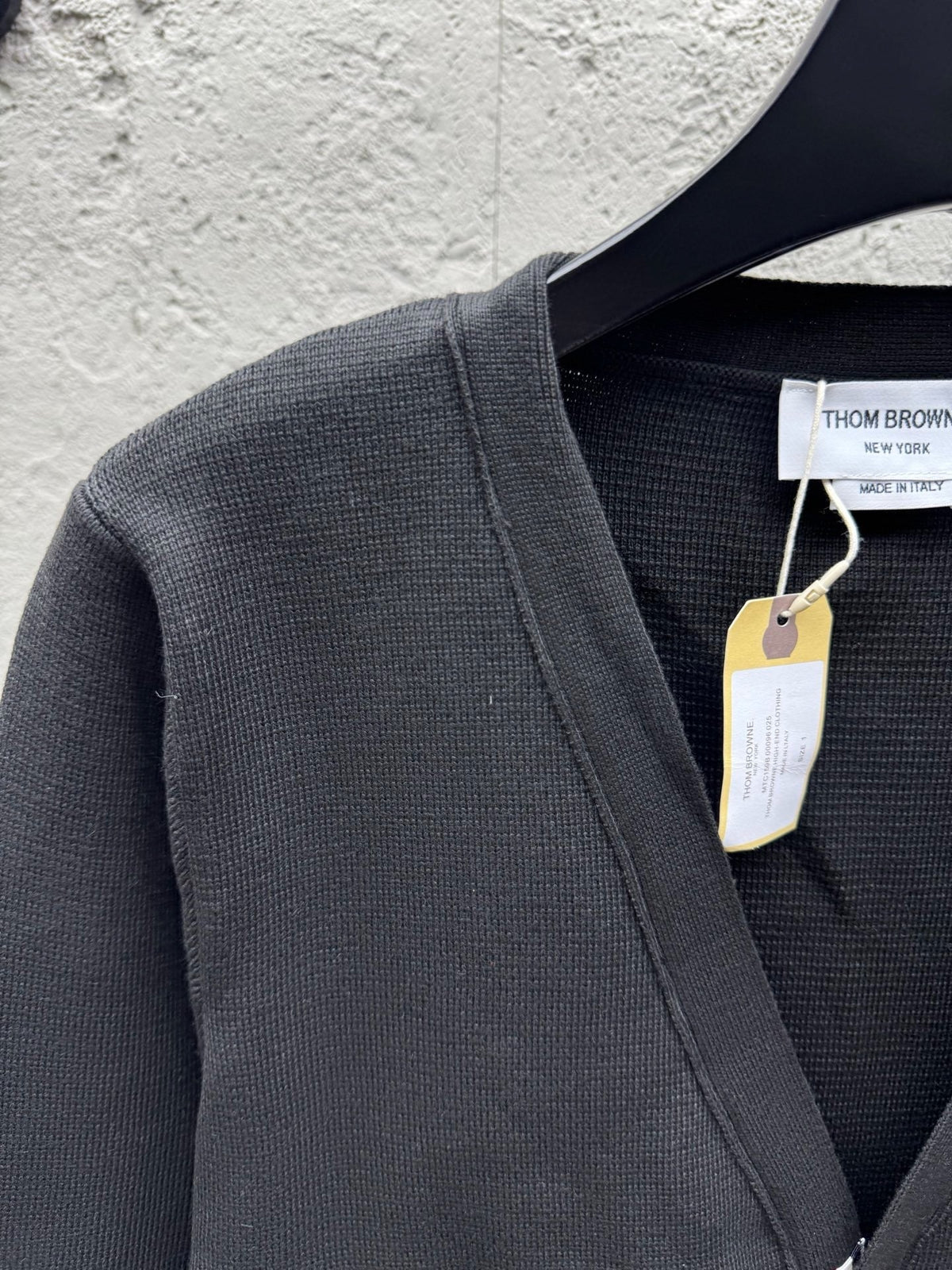 4-Bar Cardigan Charcoal - Men's