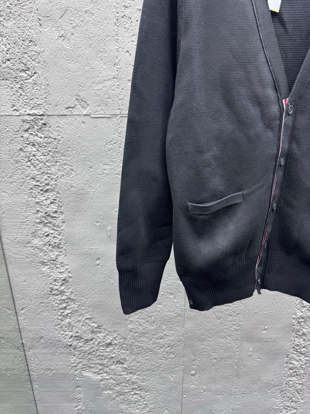 4-Bar Cardigan Charcoal - Men's