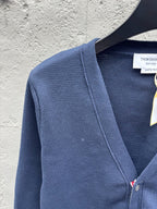 4-Bar Cardigan Charcoal - Men's