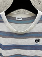 White Cotton Breton Stripe Short-Sleeve - Men's