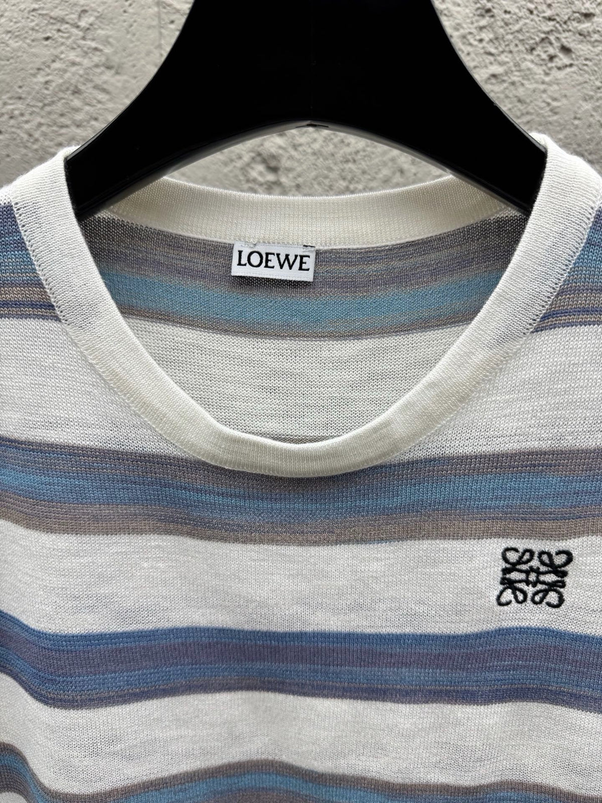 White Cotton Breton Stripe Short-Sleeve - Men's