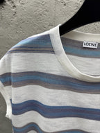 White Cotton Breton Stripe Short-Sleeve - Men's