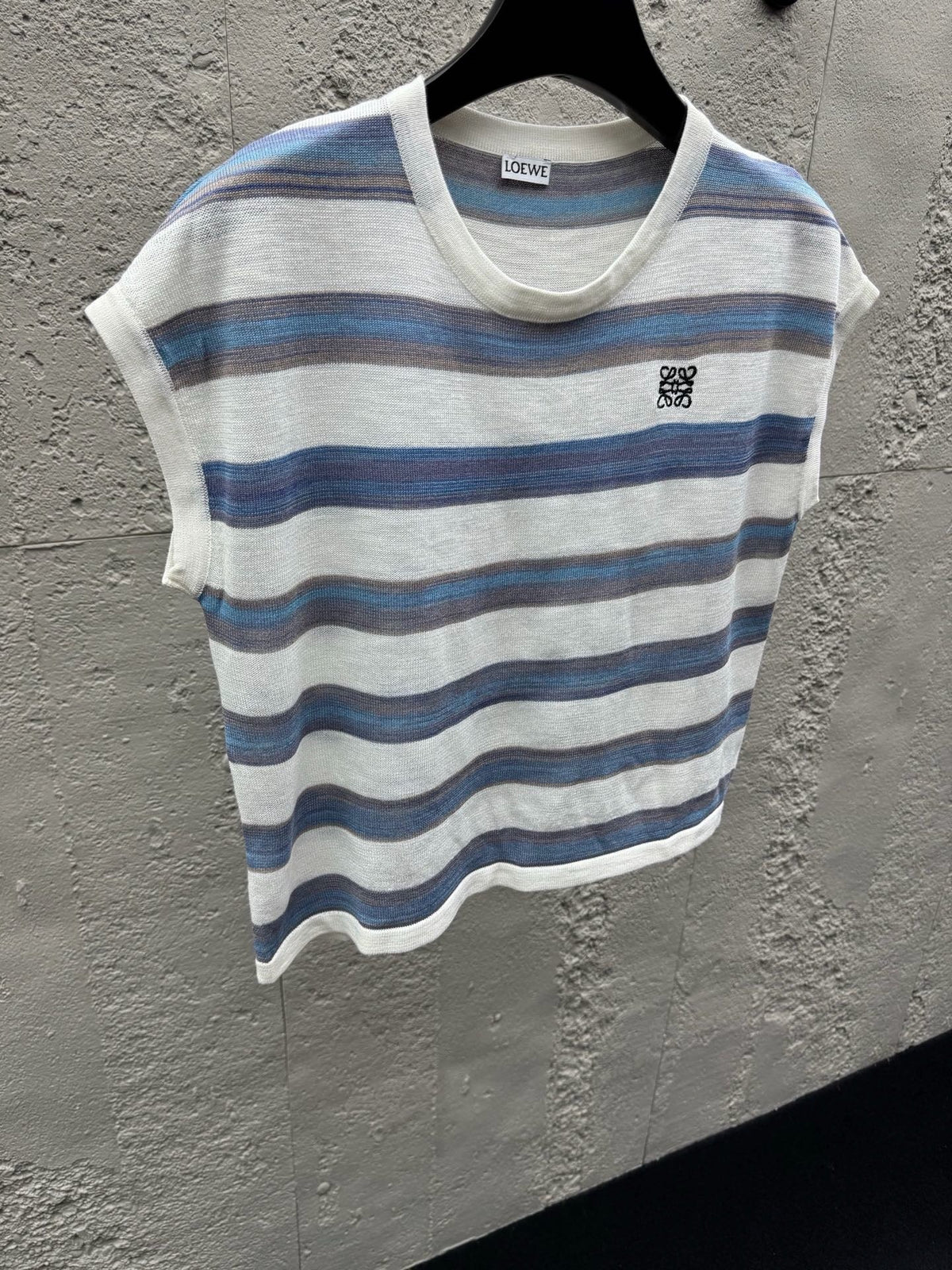 White Cotton Breton Stripe Short-Sleeve - Men's