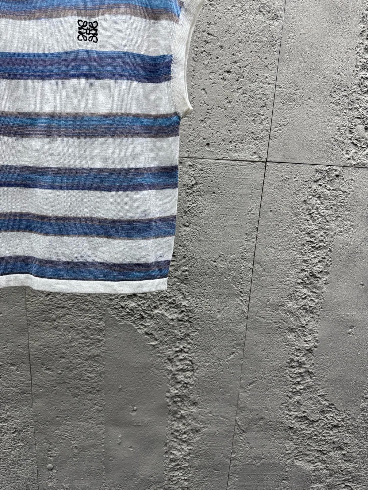 White Cotton Breton Stripe Short-Sleeve - Men's
