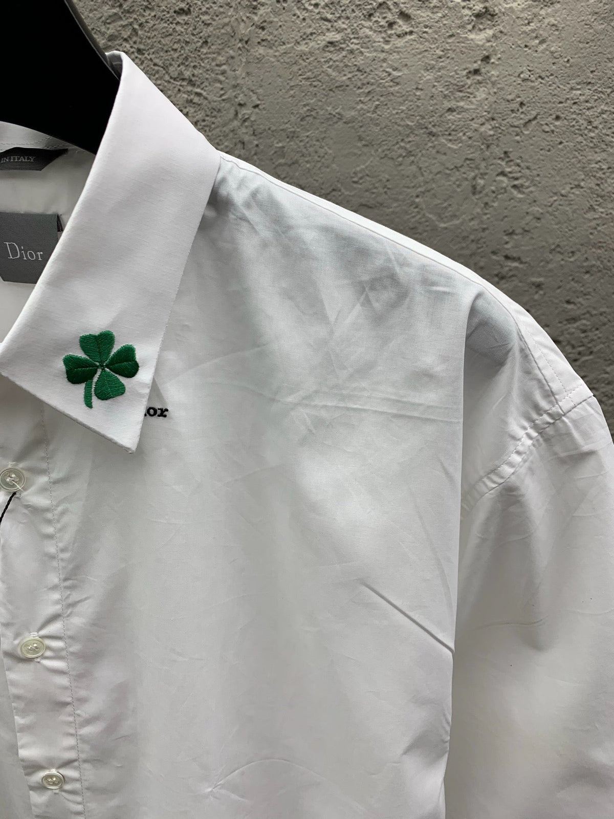Blue Cotton Plain Short-Sleeve - Men's