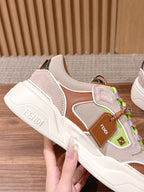 White Leather Colourblock Chunky - Men's