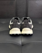 Leather Low-Top Cream Sneakers - Men's