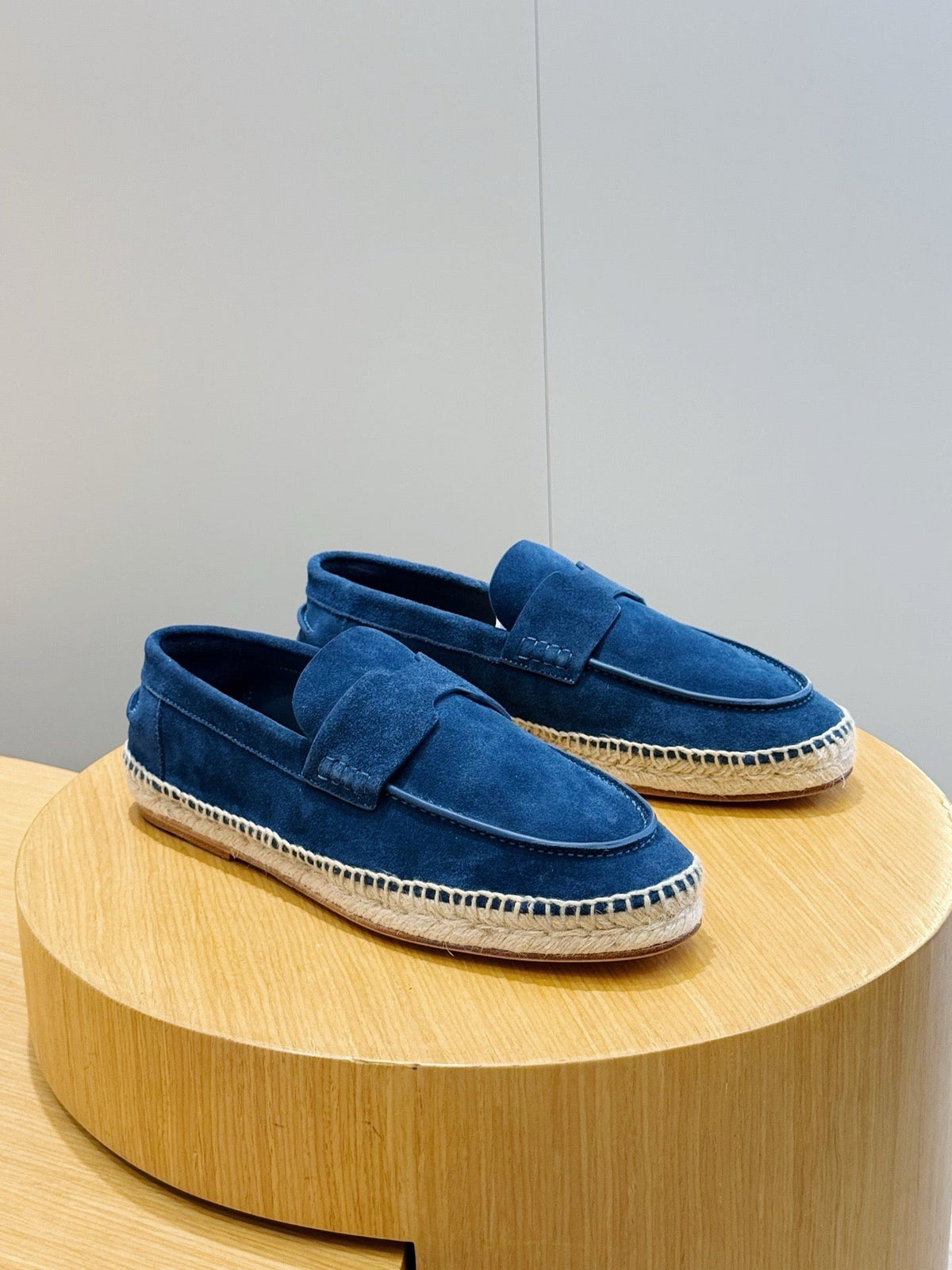 Brown Suede Espadrille Sole Loafer - Men's