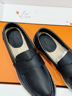 Brown Suede Espadrille Sole Loafer - Men's
