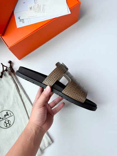 Brown Leather Metal Bit Single Band - Men's