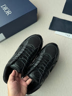 Mesh Runner Burgundy Sneakers - Men's