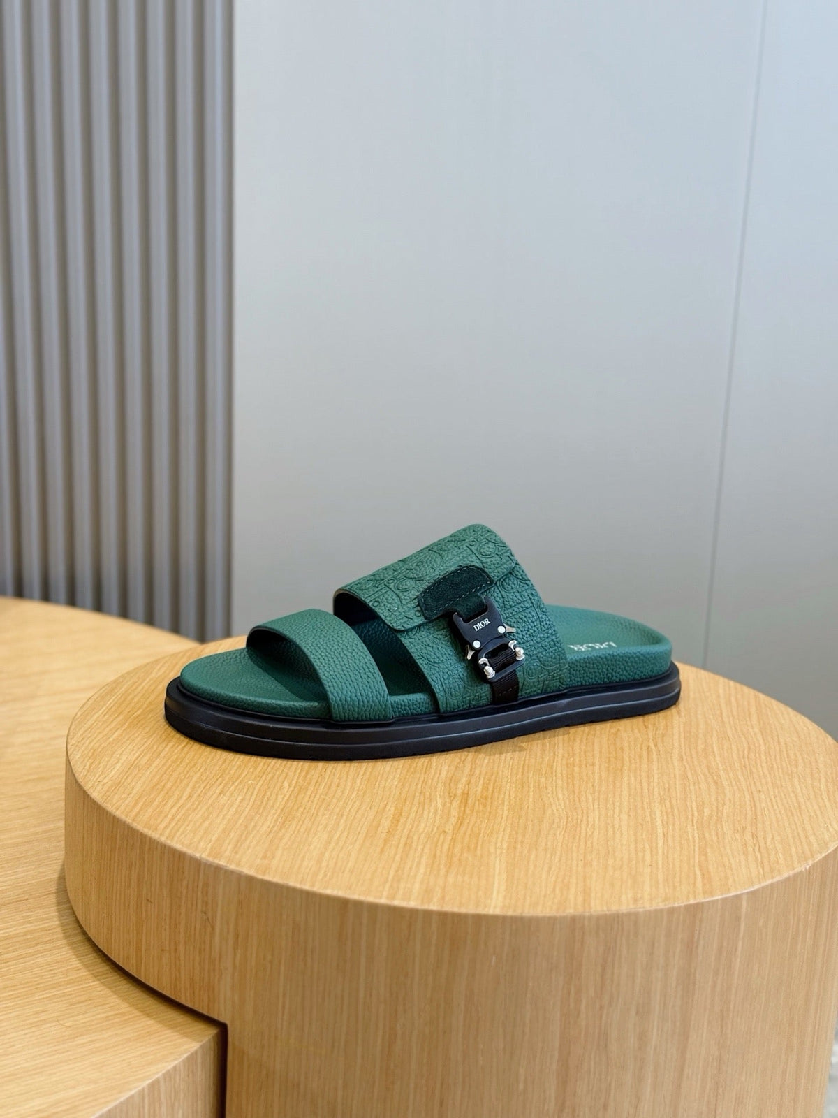 Blue Canvas Colourblock Double Strap - Men's