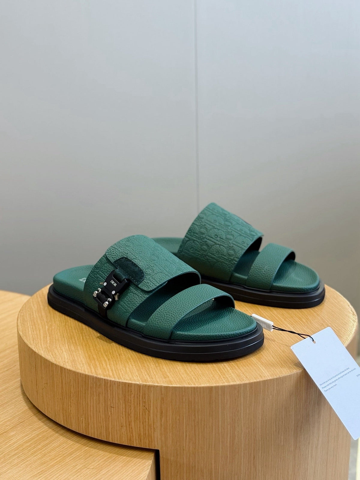 Blue Canvas Colourblock Double Strap - Men's