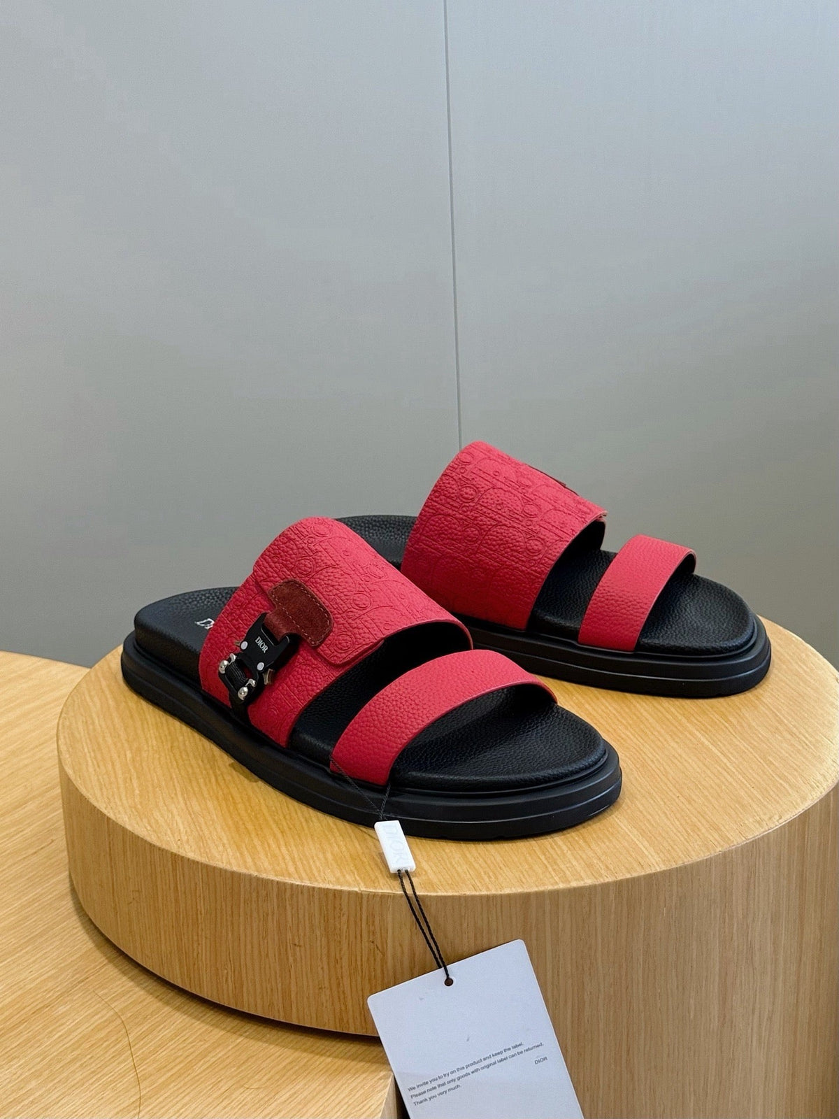 Blue Canvas Colourblock Double Strap - Men's