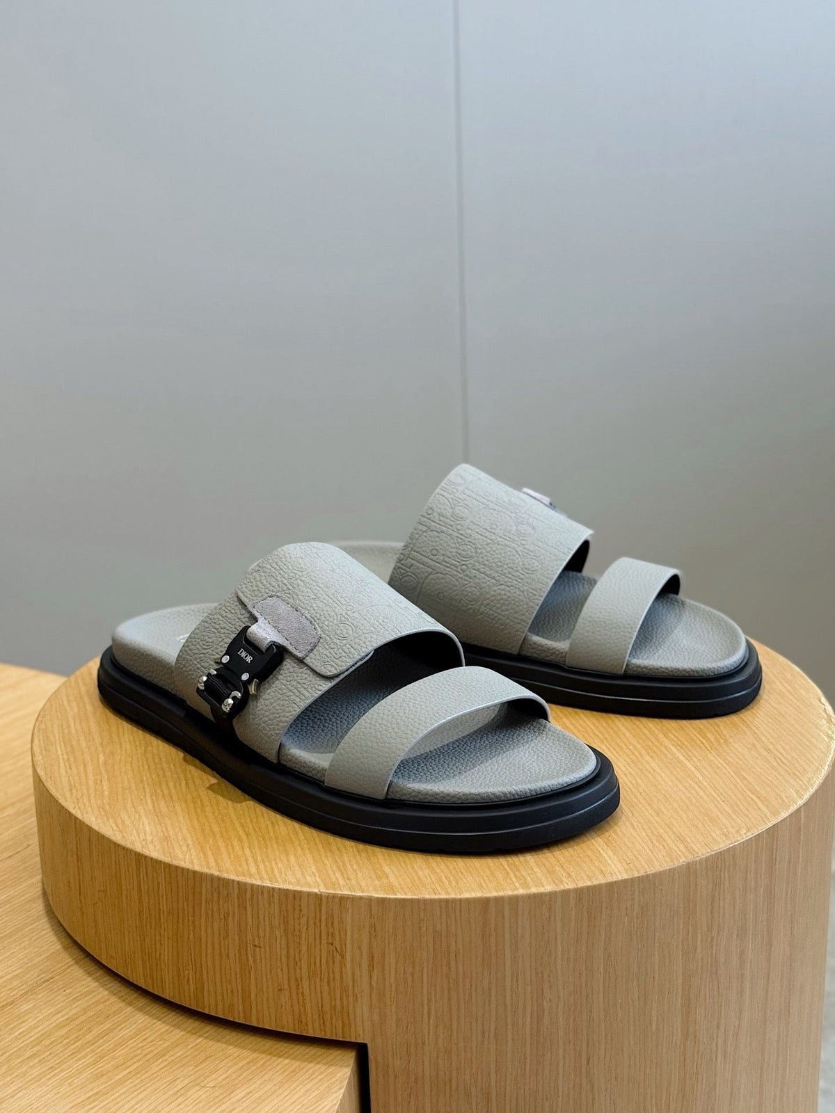 Blue Canvas Colourblock Double Strap - Men's