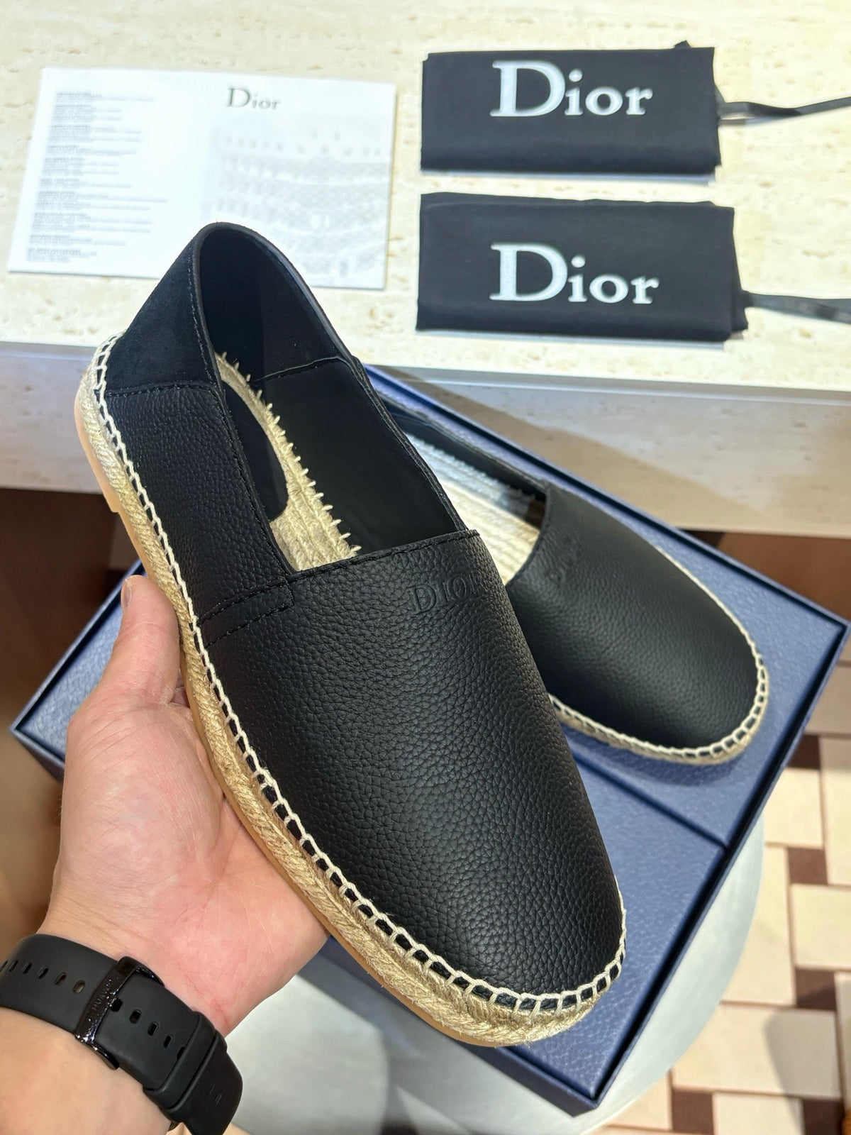Black Espadrilles - Men's
