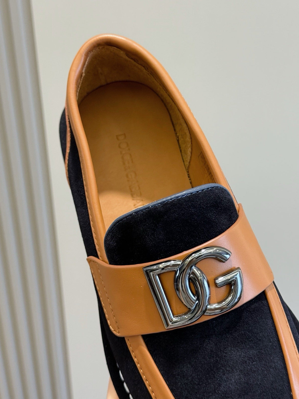 Navy Suede Horsebit Loafer - Men's