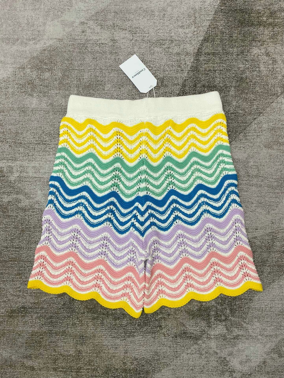 Rainbow Chevron Knit Shorts - Men's