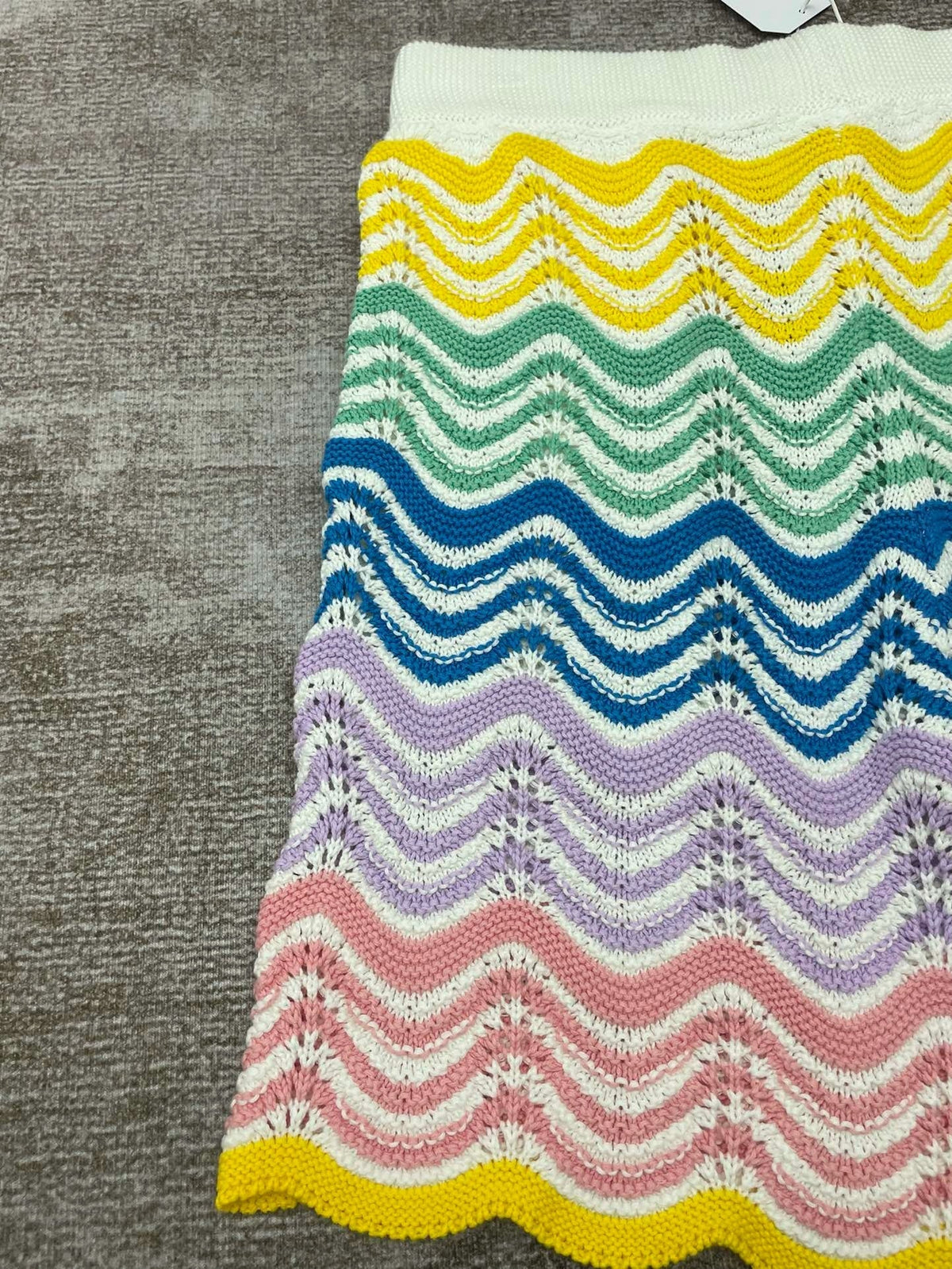 Rainbow Chevron Knit Shorts - Men's
