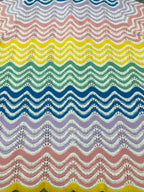 Pastel Chevron Knit Shirt - Men's