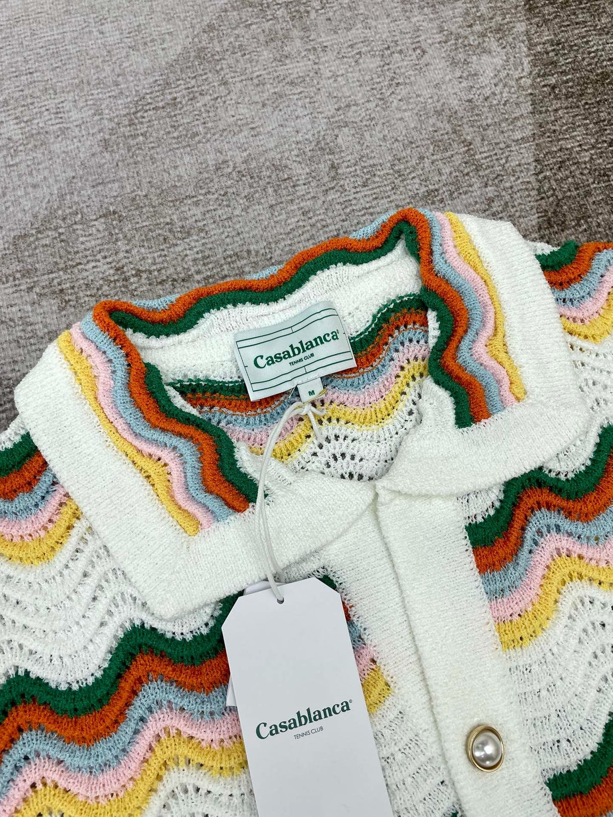 Multicolour Wave Knit Shirt - Men's