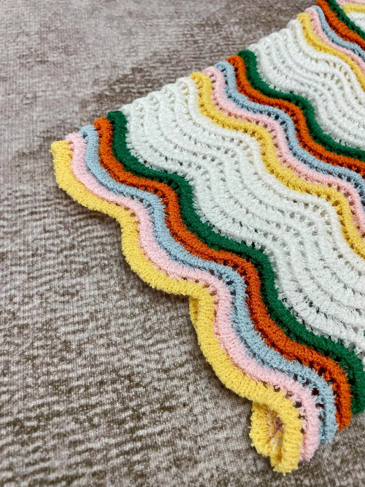Multicolour Wave Knit Shirt - Men's