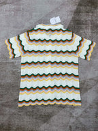 Multicolour Wave Knit Shirt - Men's