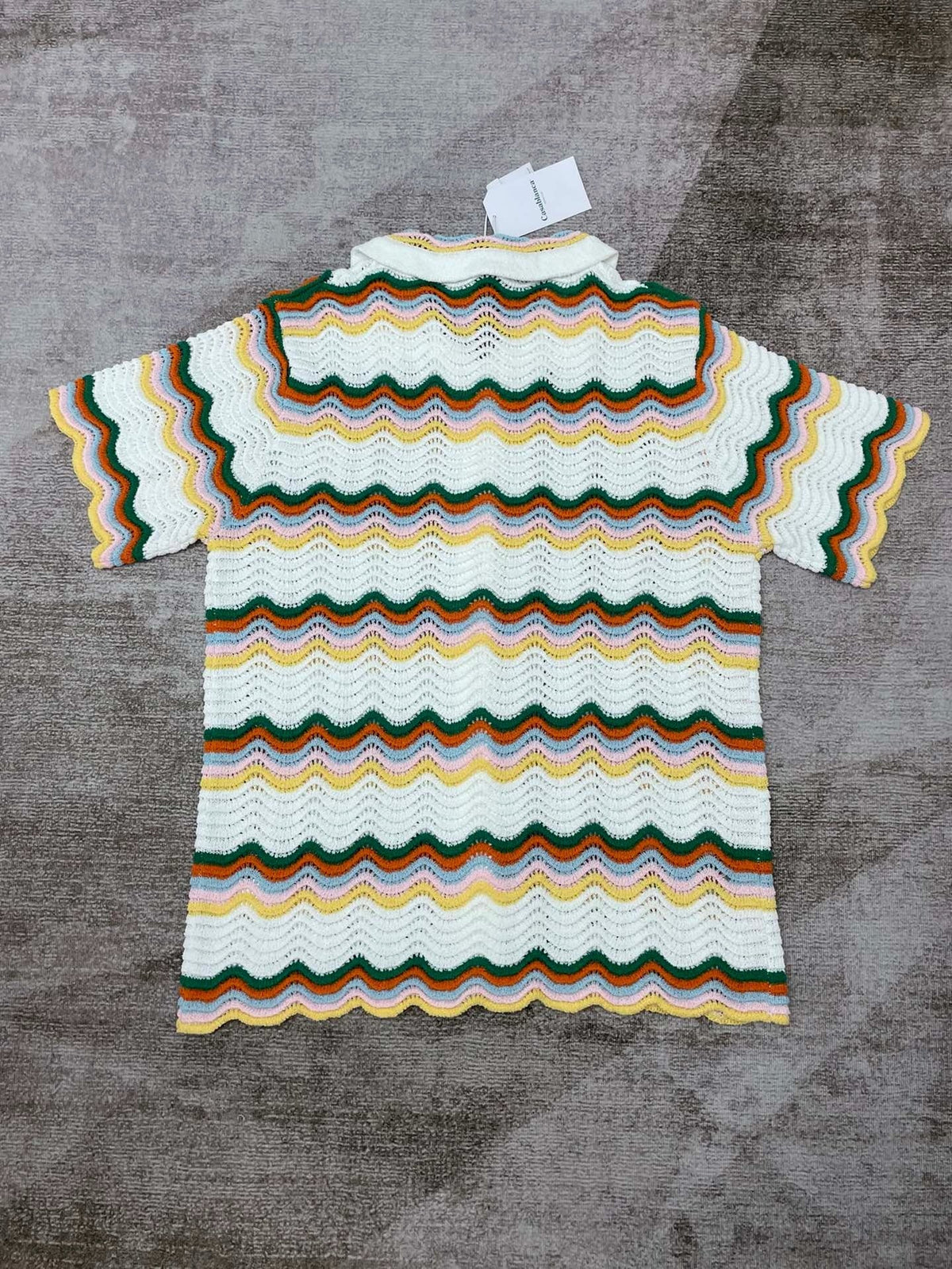 Multicolour Wave Knit Shirt - Men's