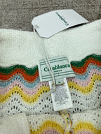 Multicolour Wave Knit Shorts - Men's