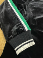 Navy Velvet Track Jacket - Men's