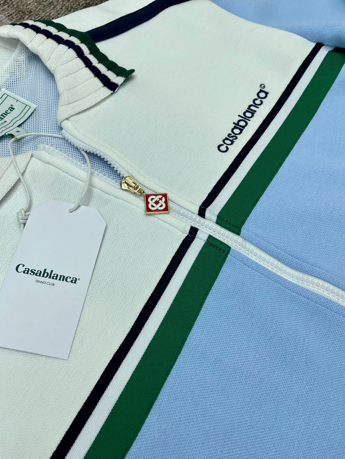 Light Blue Track Jacket - Men's