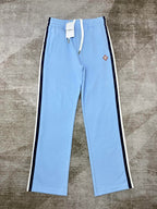 Blue Jersey Side Stripe Track - Men's