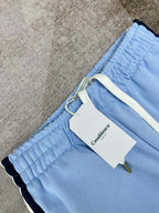 Blue Jersey Side Stripe Track - Men's