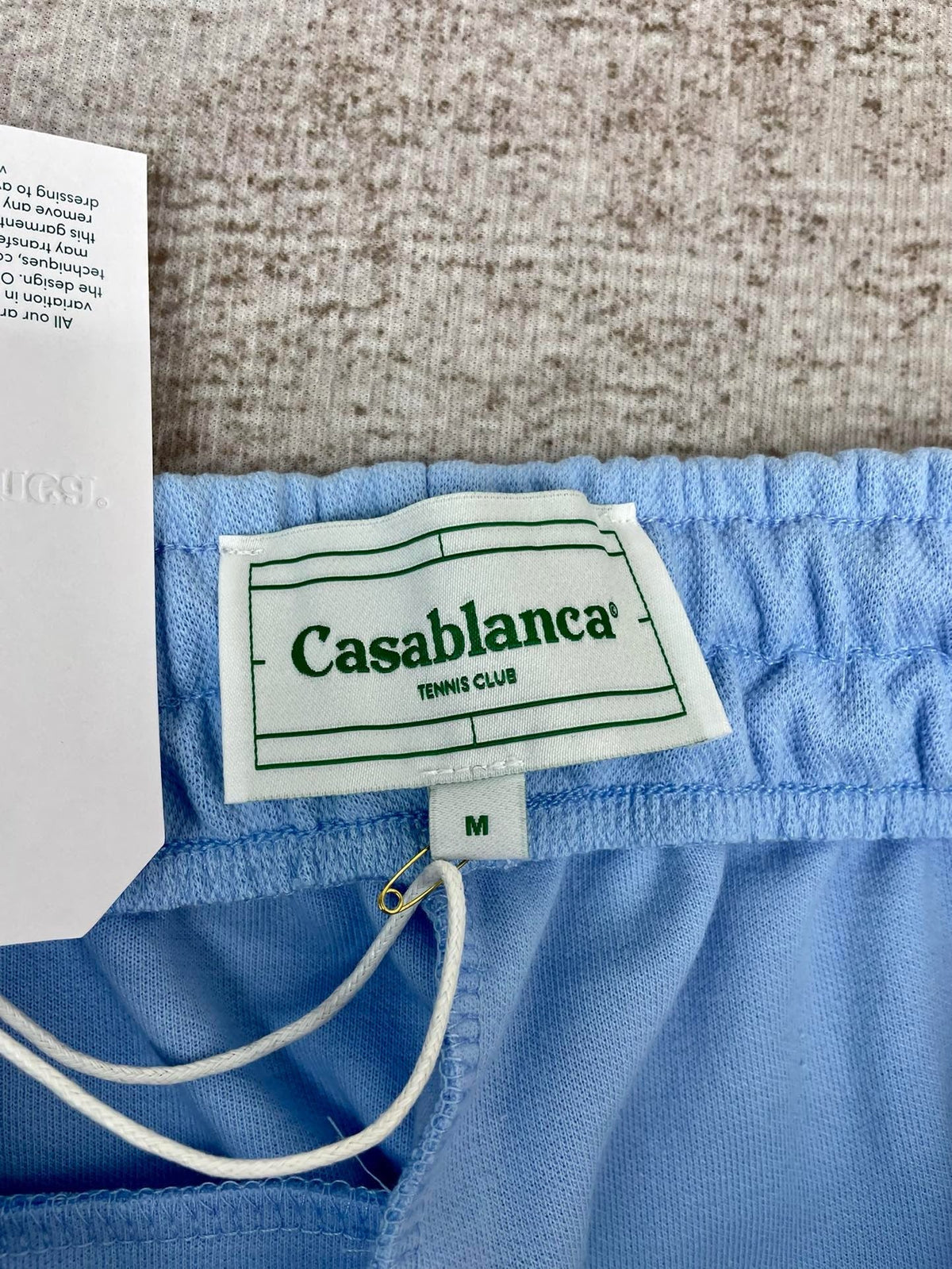 Blue Jersey Side Stripe Track - Men's