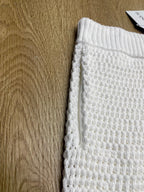 Yellow Striped Knit Shorts - Men's