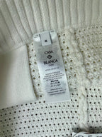 Yellow Striped Knit Shorts - Men's